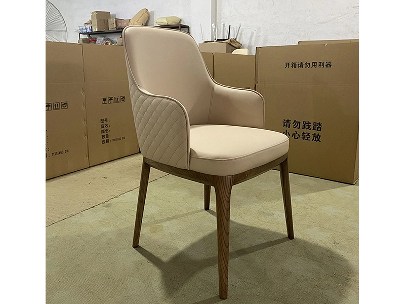 Wholesale Luxury Dining Room Furniture Modern Restaurant Fabric Covers High Back White Genuine Leather Dining Chairs 1