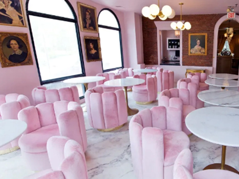 2020 New Arrival Living Room Petal Shape Stainless Steel Frame Velvet Leisure Chair Accent Chair For Home Hotel Furniture 1