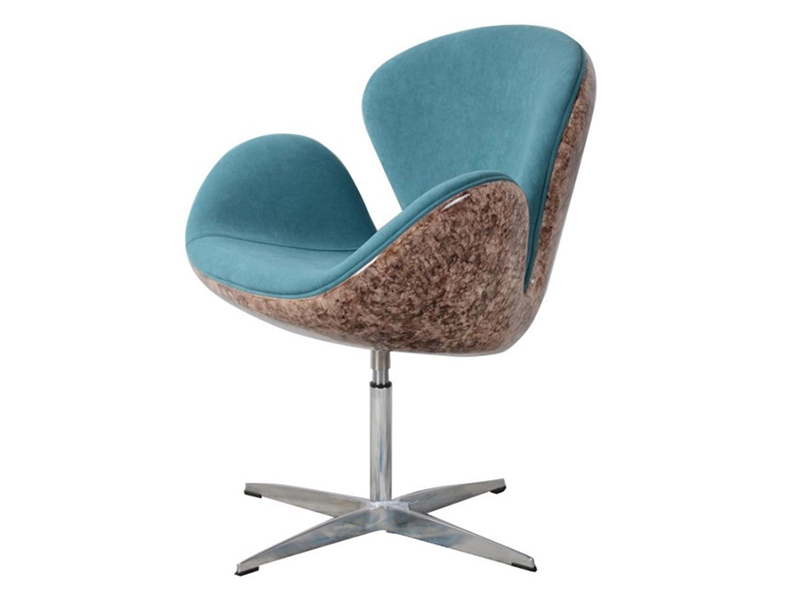 Modern Designer Home Furniture Nordic Fiberglass Leather Dining Luxury Lounge Living Room Leisure Accent Sofa Chair 1