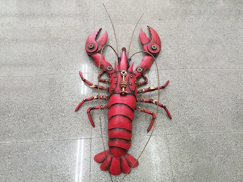 Industrial style lobster decorations 1