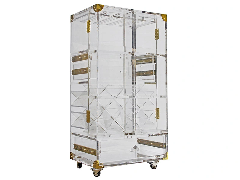 Luxury Modern Night Club Acrylic Wine Shelf 1