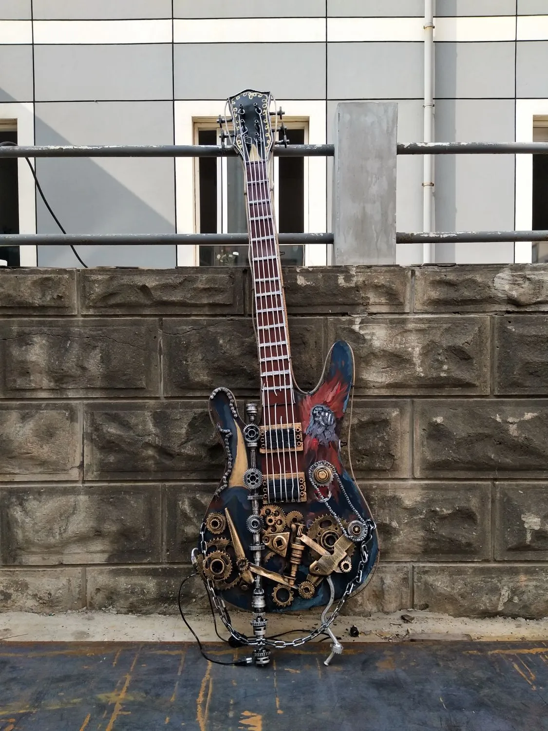 Vintage Electric Guitar Styling Accessories Ornaments for Living Room and Dining Room 1