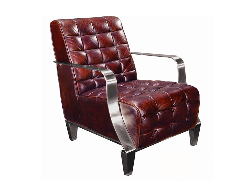 Industrial Style Metal Frame Office Chair 1