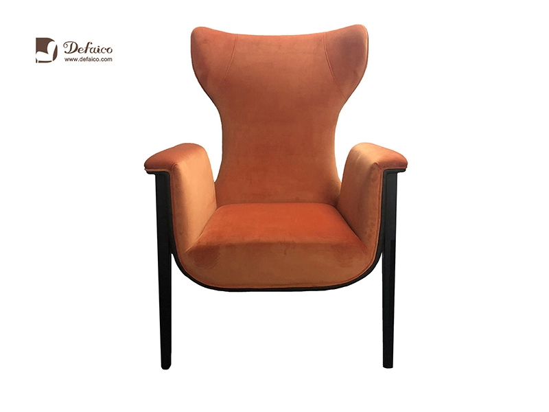 French Club Luxury Accent  Design Wing Modern Leisure Armchair 1