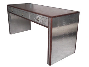 Mayfair Steamer Trunk 3-Drawer Desk 1