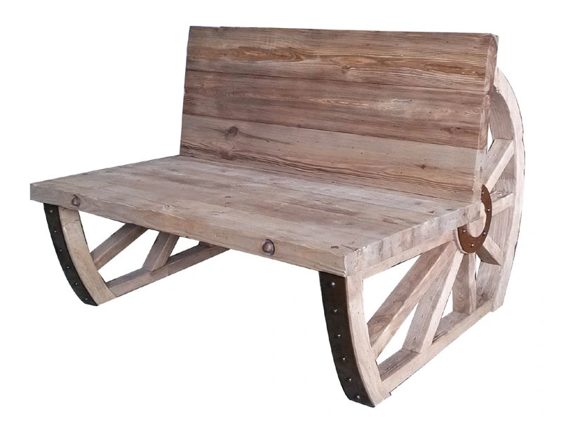 Industrial Solid Wood Bench Sofa 1
