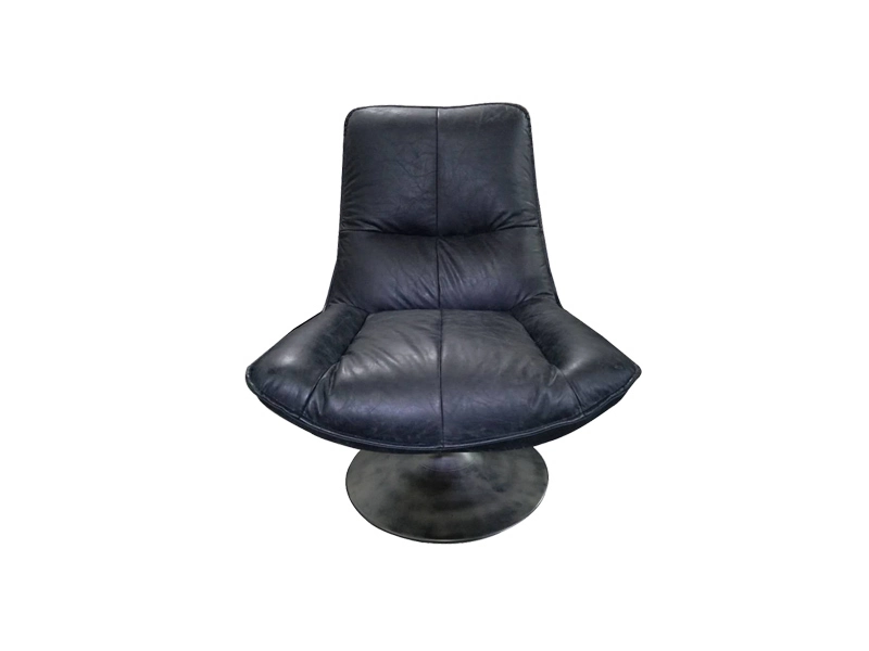 Bespoke Antique Furniture High Back Chair With Circular Base For Office Living Room Club 1