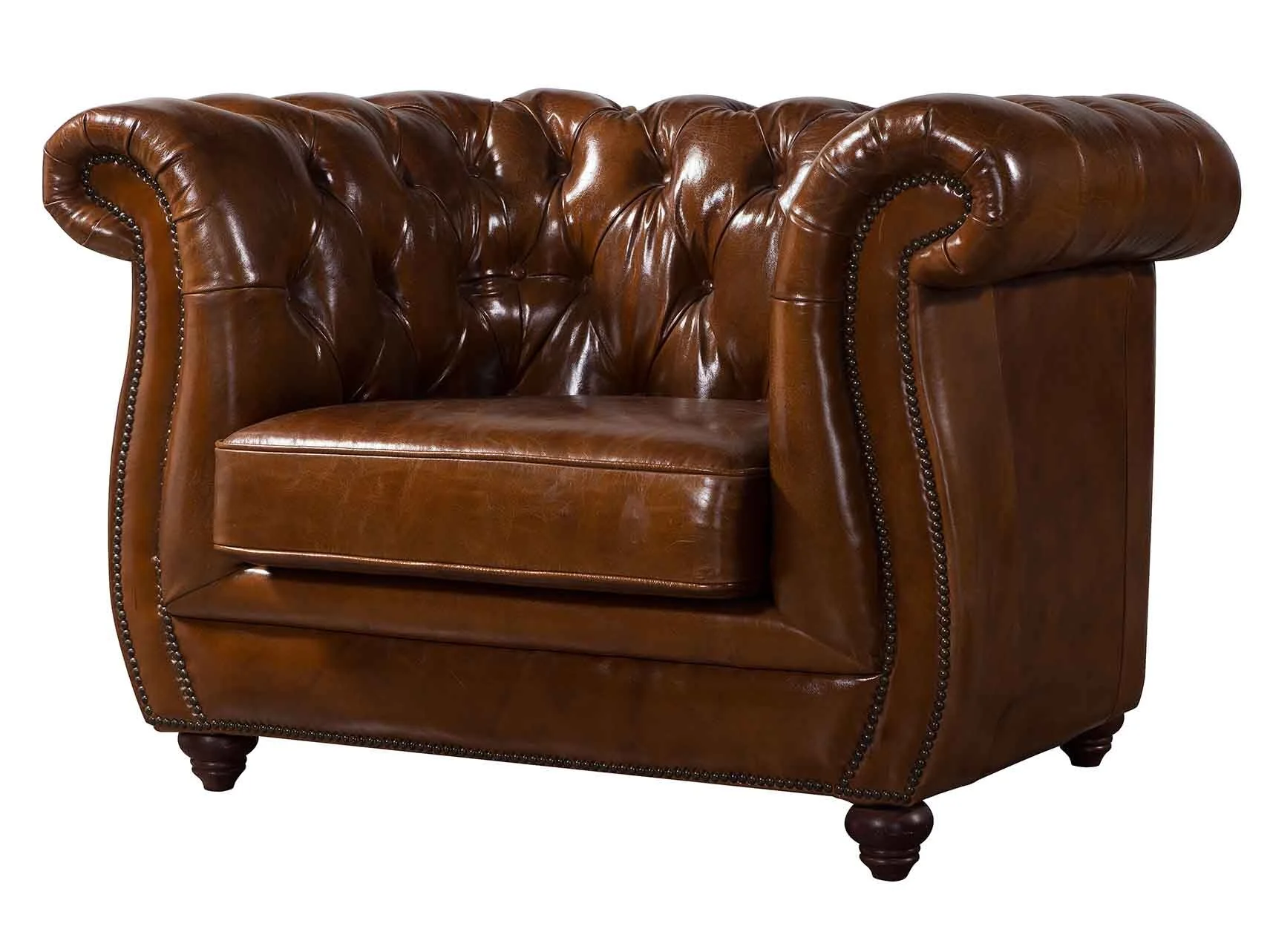 Chesterfield 1S Antique Leather Sofa 1