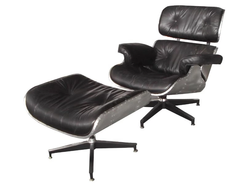Aviator Eames Lounge Chair with Ottoman 1