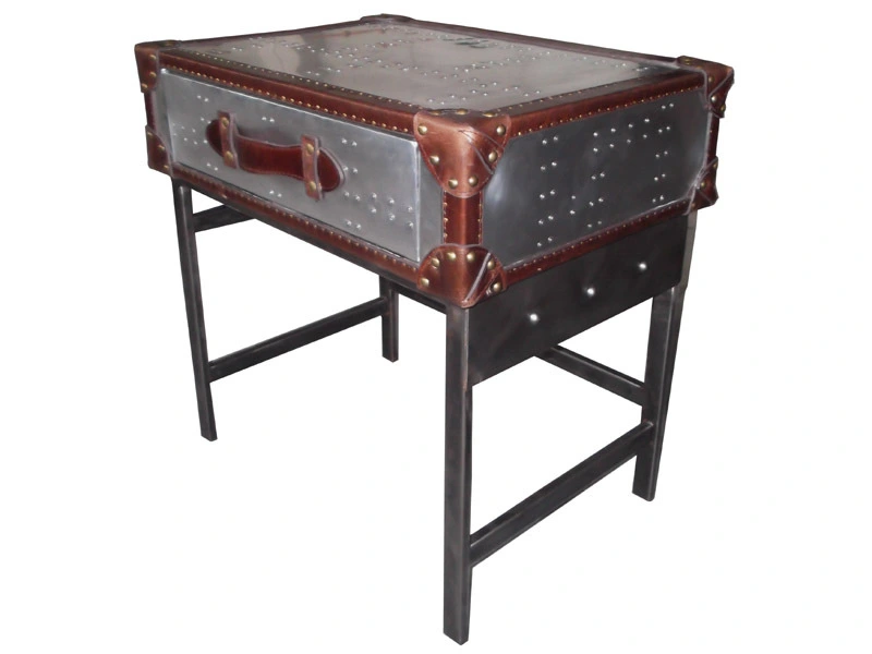 Industrial Metal Rustic Leg Side Table 1
