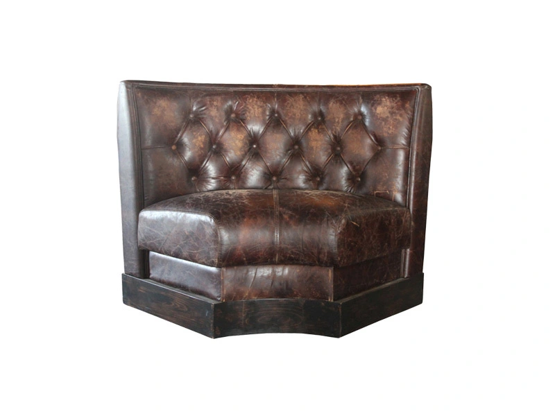 Cheap Leather Restaurant Booth Irregular Creative Seating-corner Set Use In Club Lobby  Hotel 1