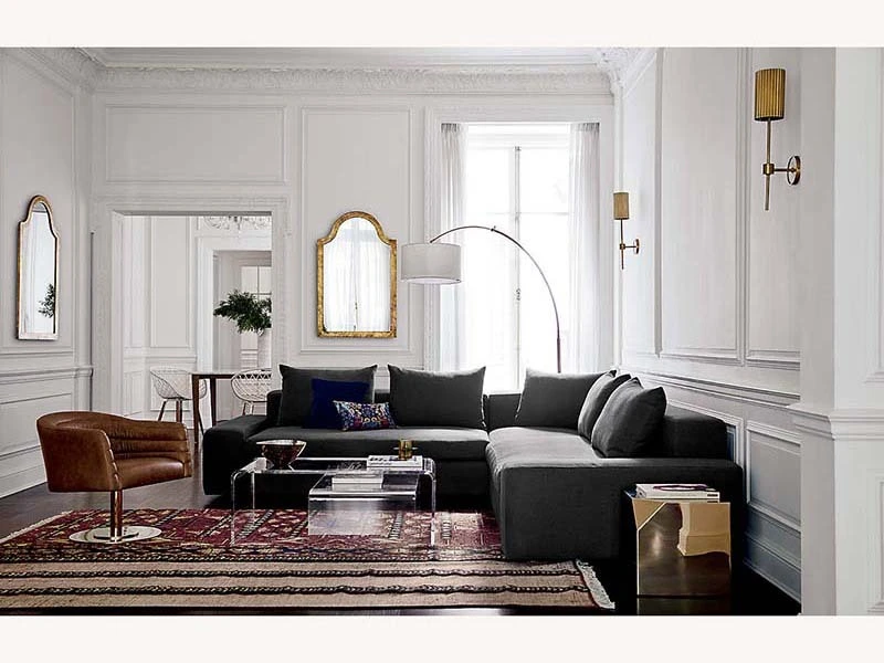 Wholesale Peekaboo Acrylic Tall Coffee Table Sense of Design Living Room Table 1