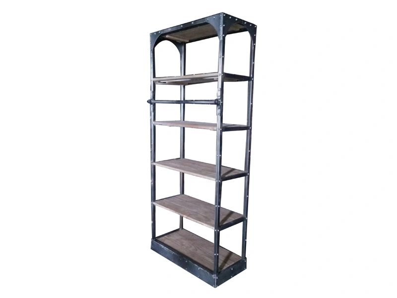 Rustic Style Solid Wood Shelving 1