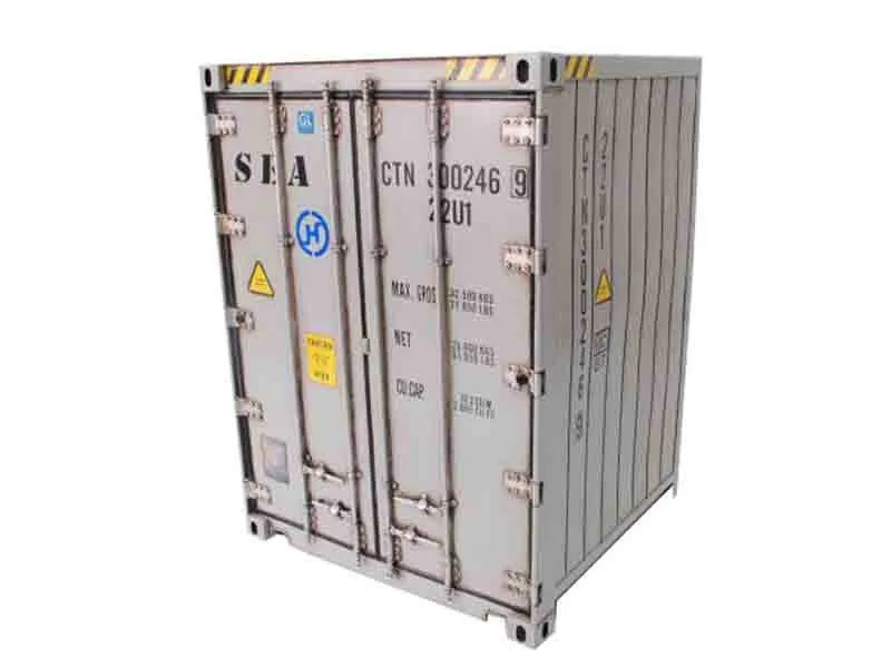 Shipping Container Side Cabinet 1