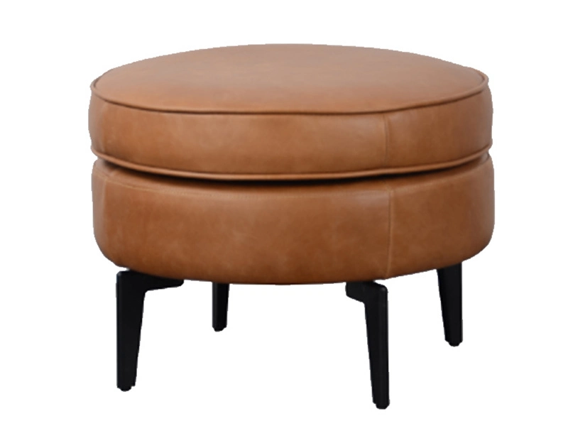 Home Furniture Storage Box Chair Stool Footrest Leather Ottoman Pouf 1