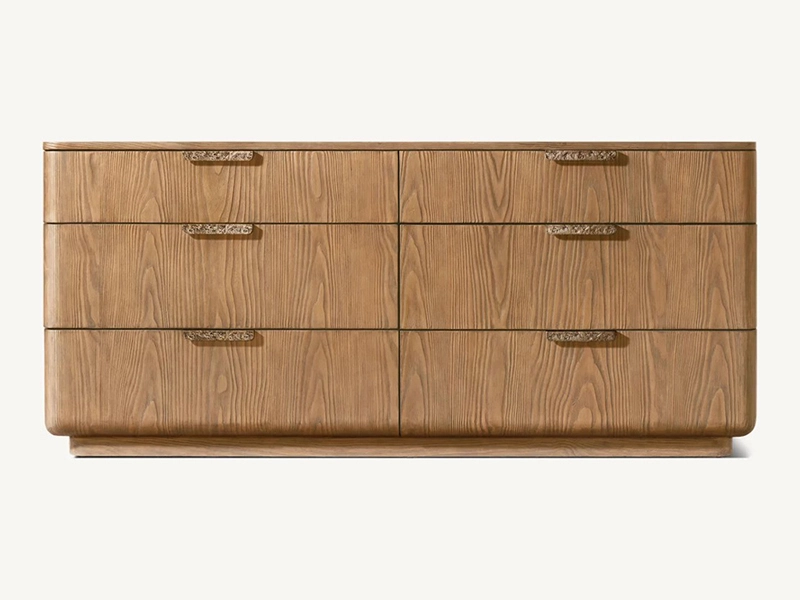 Faddish Oak Solid Wood Dresser Faddish Modern Style Bedroom Dresser 1