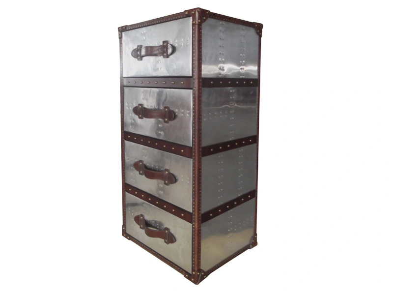 Mayfair Aviator Steamer Trunk 4-Drawer 1