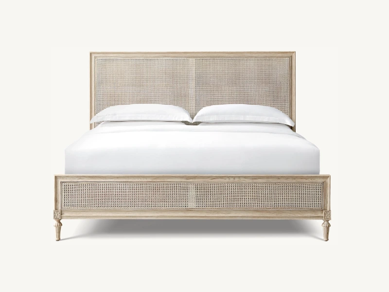Cane Wooden Bed 1