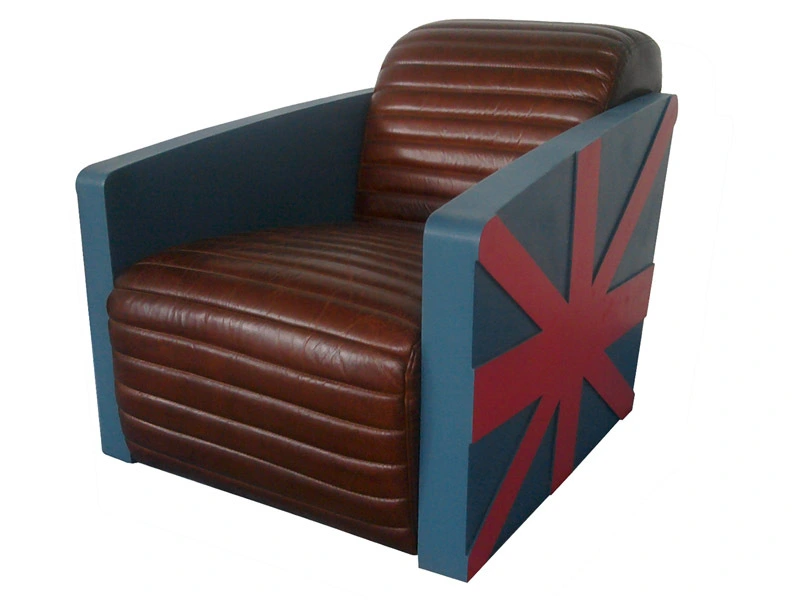 Union Jack Aviator Tomcat Club Chair 1