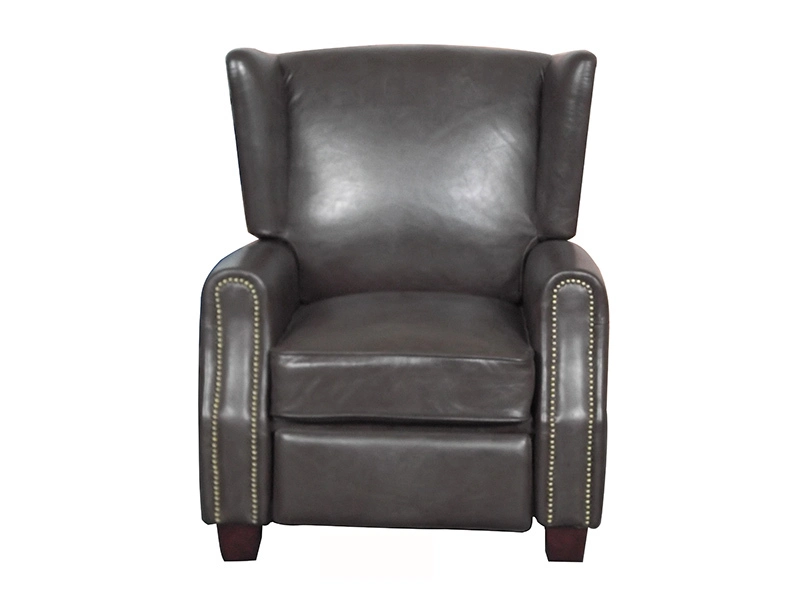 Black Leather Office Recliner Chair For Sale 1
