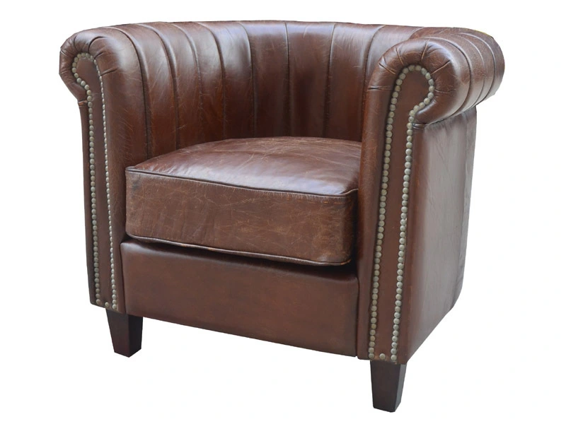 Tub Vintage Leather Armchair 1