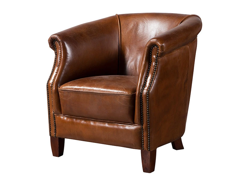 American Style Simple Leather Chair 1