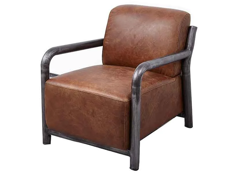 Tube Vintage Leather Sofa 1