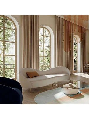 Luxury Bumper Chaise Bumper Chaise Sectional Sofa New Style Sectional Couch Sofa 1