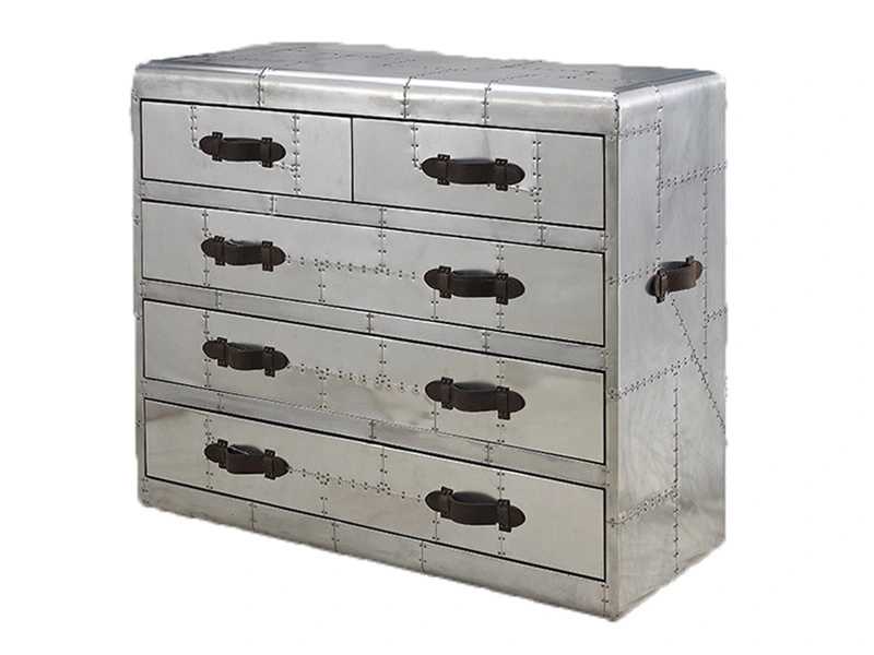 Aviator Aluminum Four Drawers Chest 1
