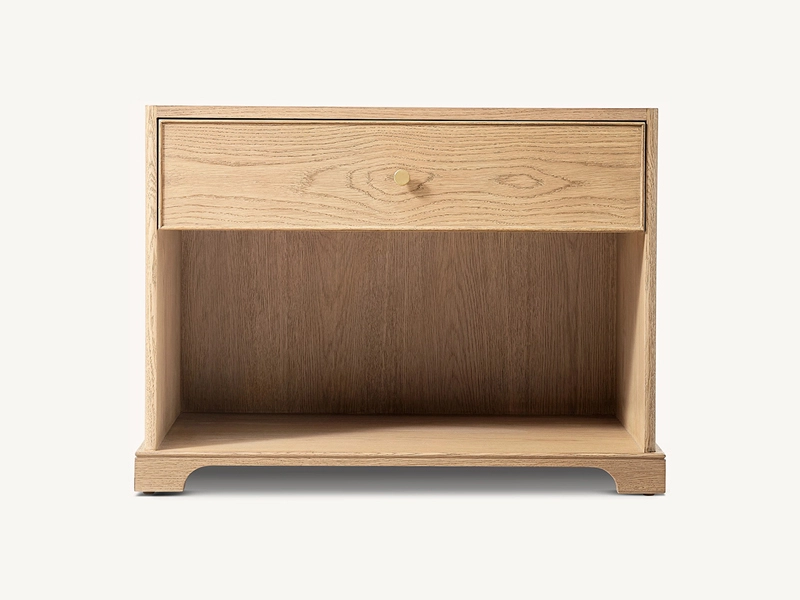 Oak Solid Wood Nightstand Faddish Modern Style Bedroom Nightstand4 1