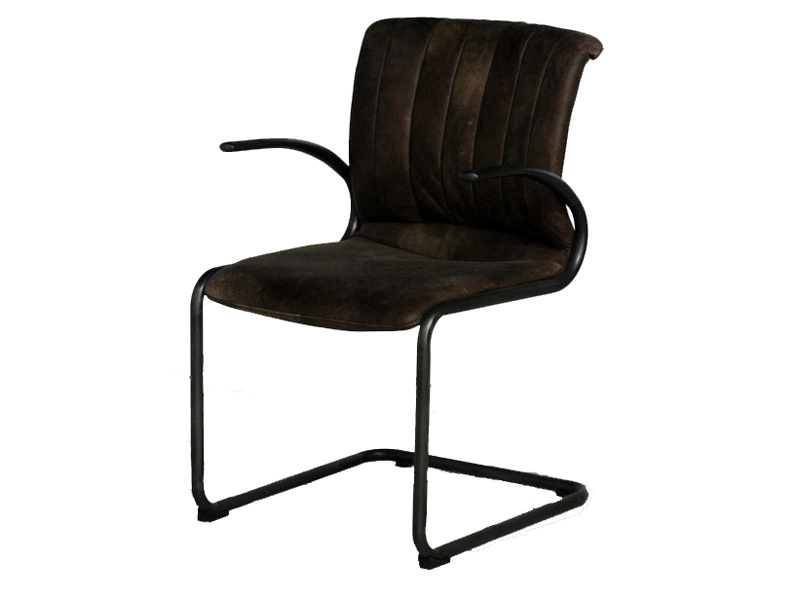 Industrial Retro Office Leather Armchair 1