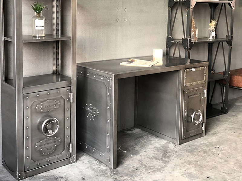 Industrial Office Desk Iron Study Desk Furniture Office Computer Table 1