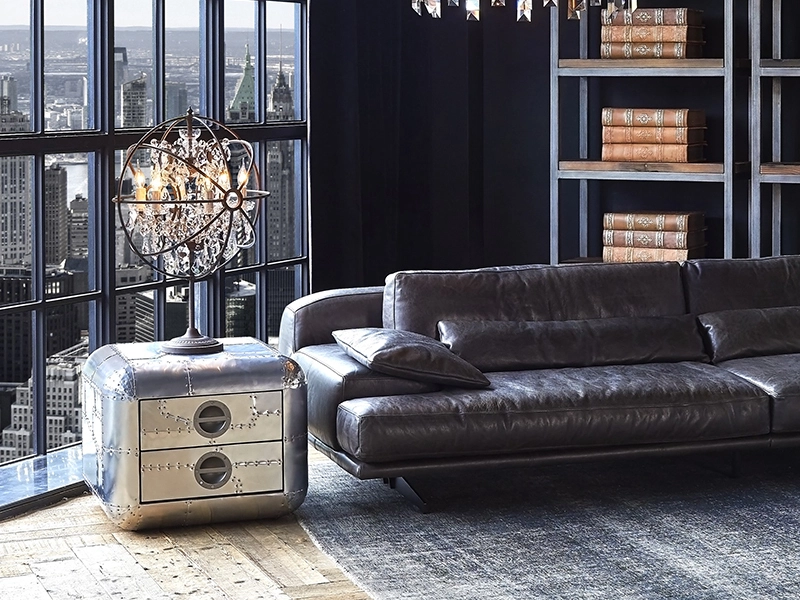 Metal Aluminium Sheet Side Cabinets Storage Cabinet Living Room 1