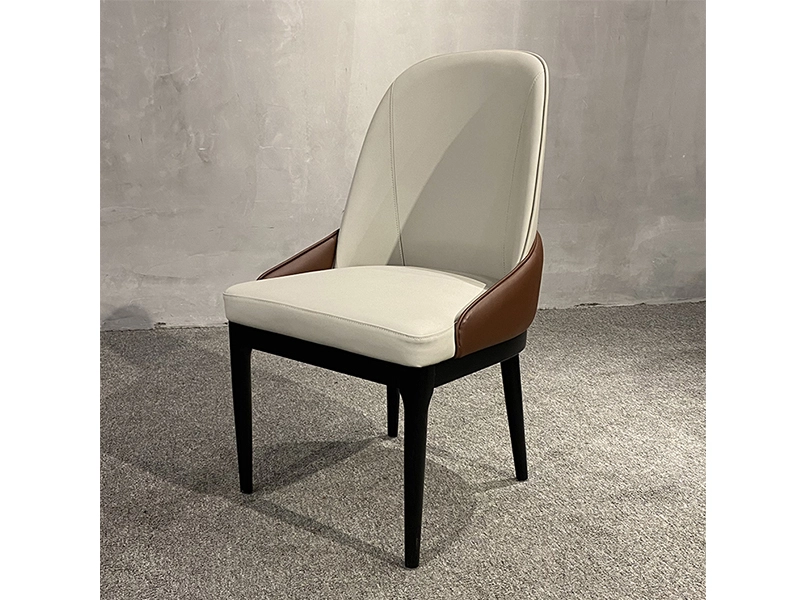 Genuine Leather Dining Chairs Wood Frame Chairs For The Dining Room Furniture From Defacio Furniture Leather Dining Chair 1