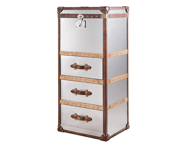 Metal Mayfair Steamer Trunk 1