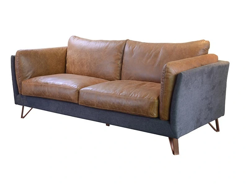 Retro Club Vintage Leather Living Room Sofa 1