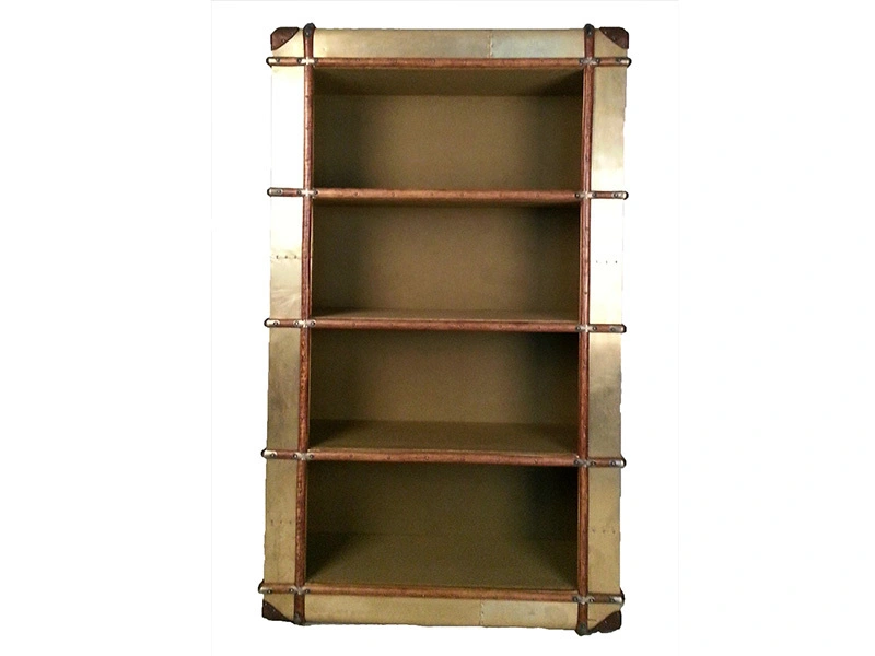 Vintage Jet Brass Single Shelving 1