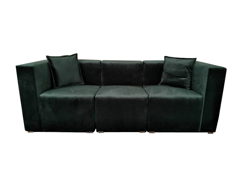 Black Fabric Living Room Sofa Sets Luxury Antique Use In Hotel Lobby Club 1