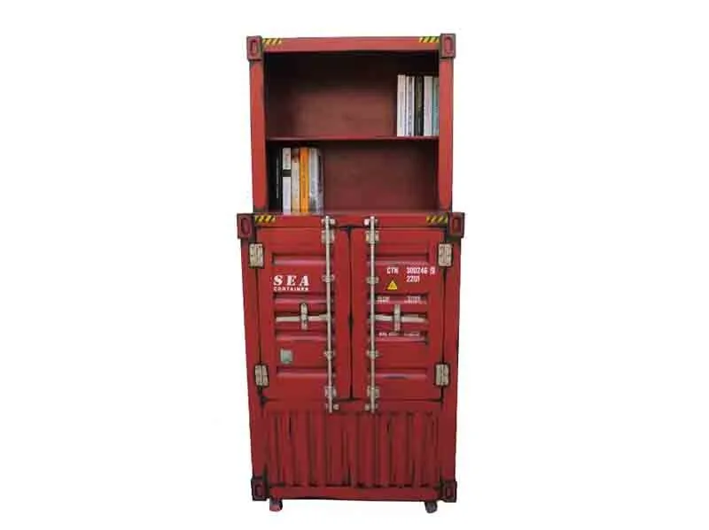Retro Style Shipping Container Cabinet 1
