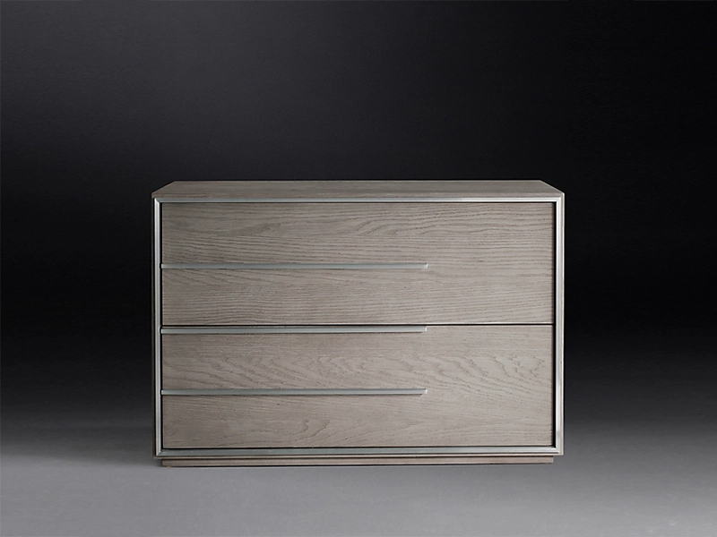 Popular Oak Wood 2 Drawers Living Room Cabinet 1