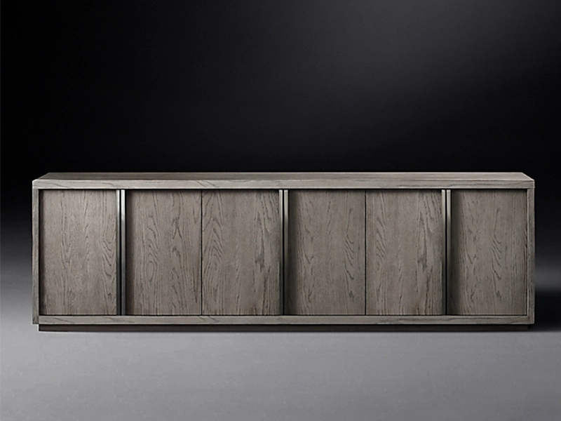 Best Selling Antique Chinese Oak Wood Home Furniture Living Room Sideboard Console Cabinet Modern Design 1