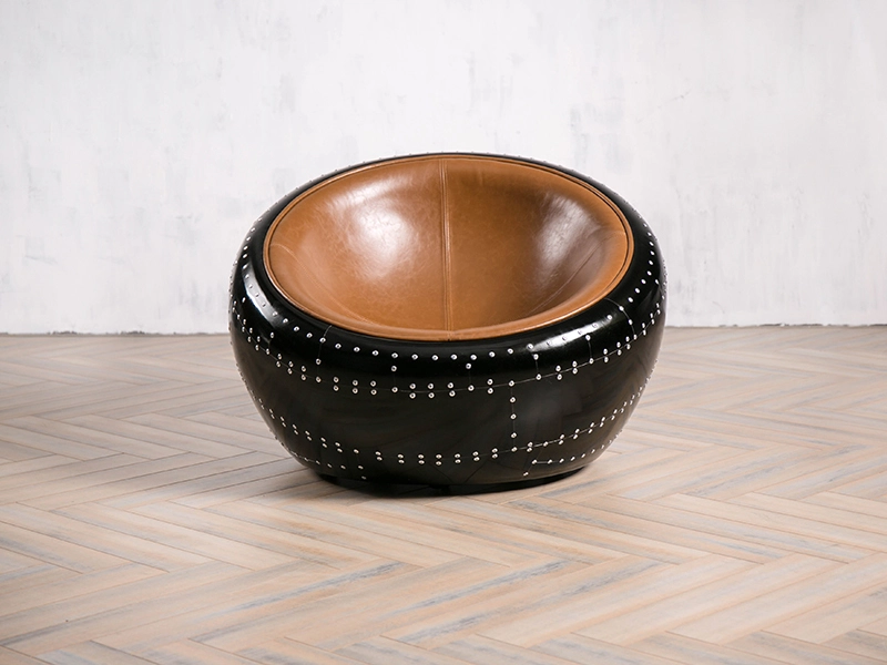 Classic Italian Antique Living Room Furniture Aluminium Apple Chair Aluminium Bar Stool 1