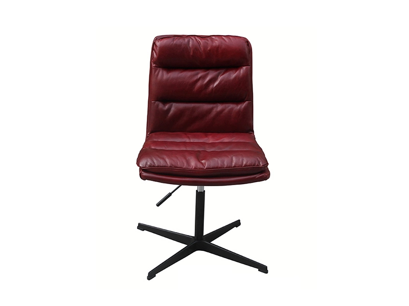 Height Adjustable leather office chair 1