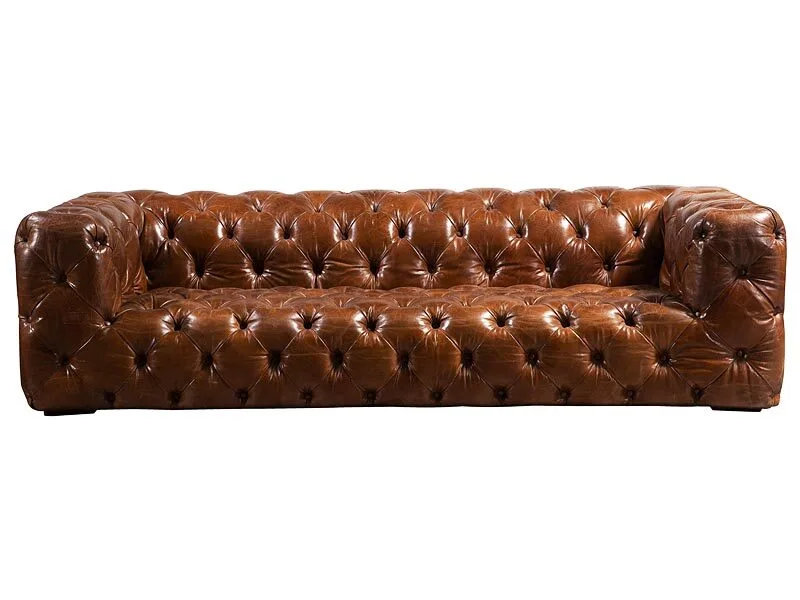 Vintage Leather Aviator Sofa 1