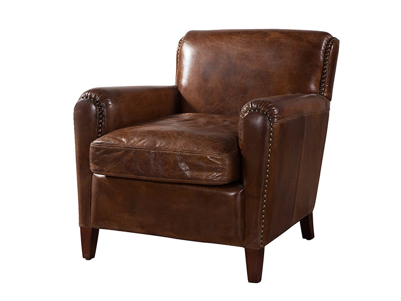 Retro Professor Leather Armchair 1
