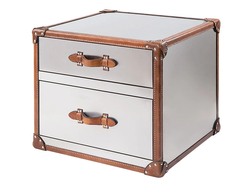 Aviator Metal Sofa Side Trunk 1