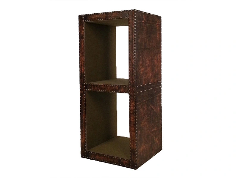 Vintage Two Layers Shelf  With Rivets 1