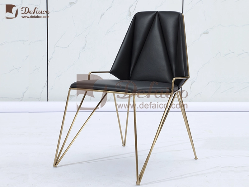 antique brushed modern velvet dining room furniture back dining chair 1