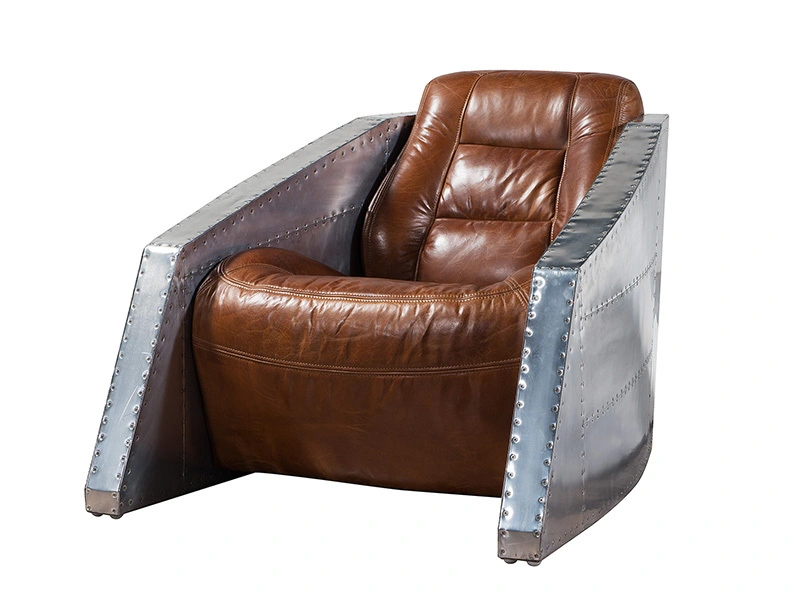 Aviator Air Plane Leather Armchair 1