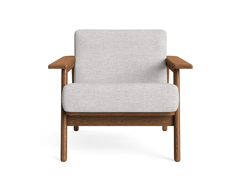 Faddish Mesa Lounge Chair in Whiskey 1